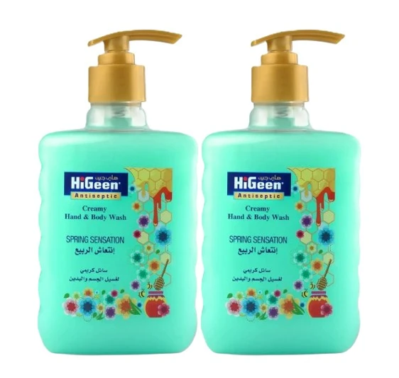 Higeen Creamy Hand & Body Wash Spring Sensation 500MlX2