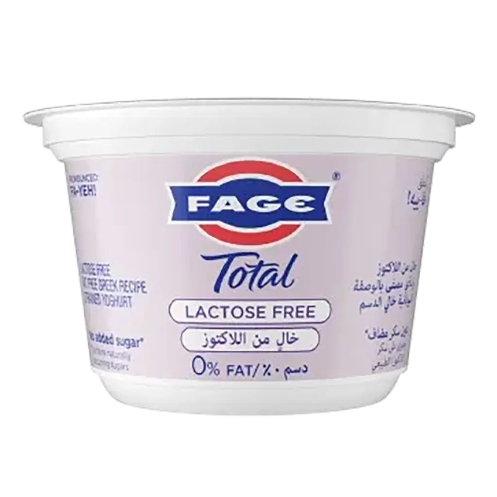 Fage Greek Yoghurt Plain Lactose Free 0% Fat 150 gm - view 1