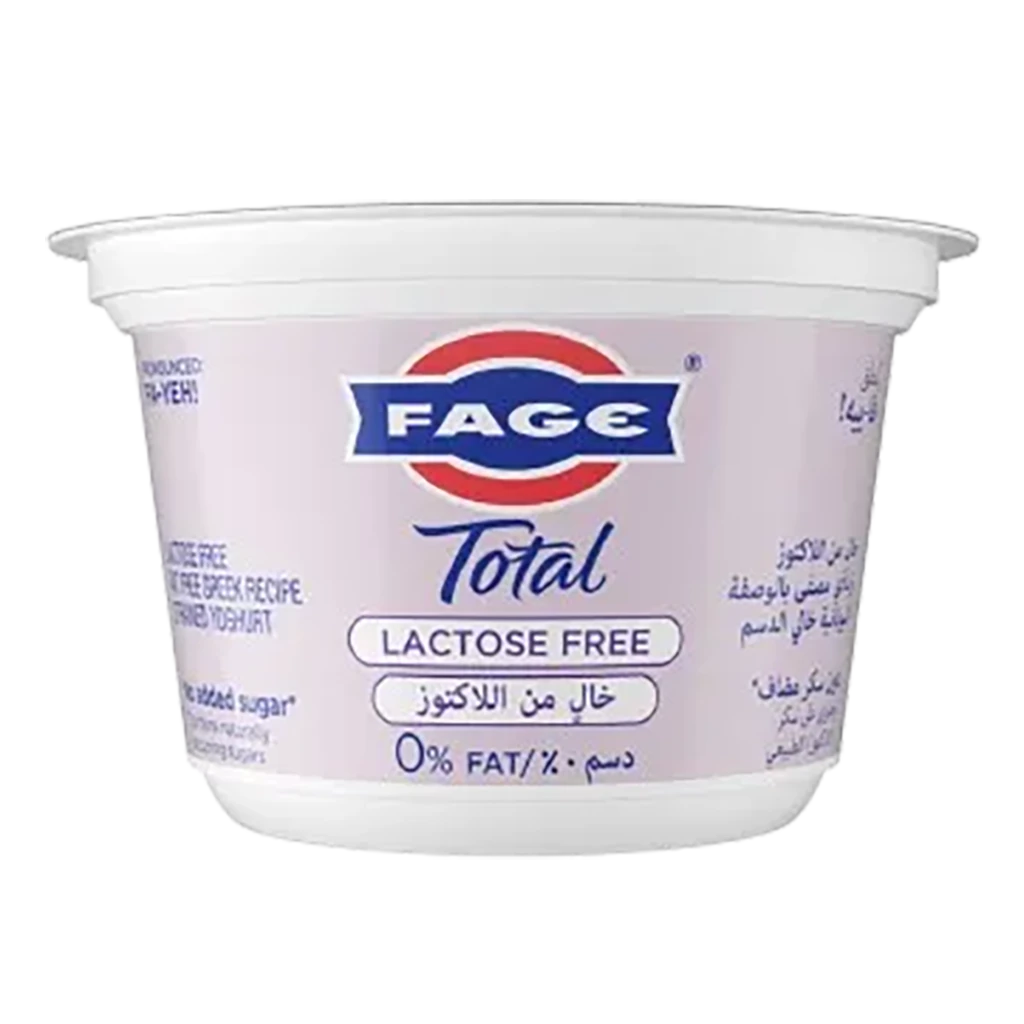Fage Greek Yoghurt Plain Lactose Free 0% Fat 150 gm