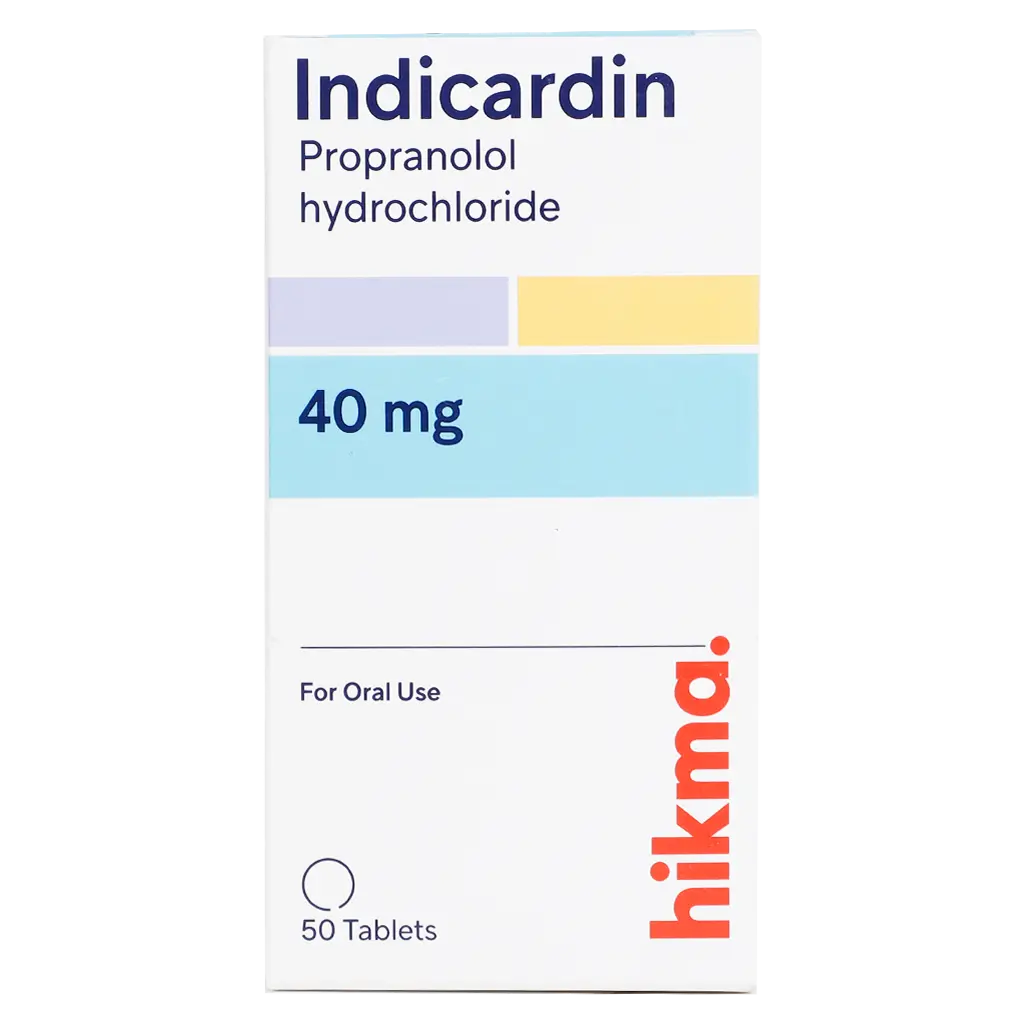 Indicardin 40 mg 50 Tablets - view 3