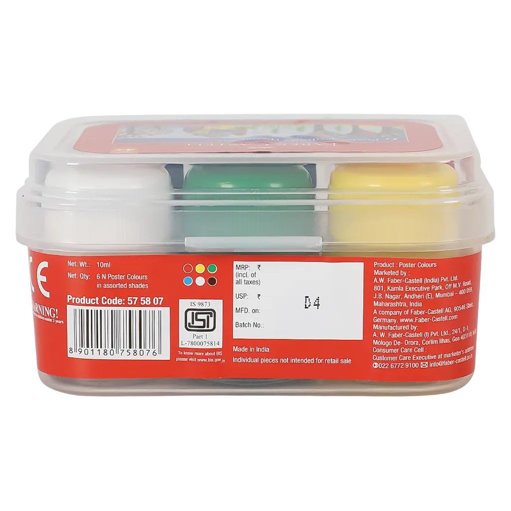 Faber Castel Poster Colors 6 pcs 10 ml - view 2