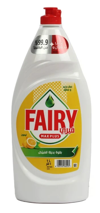 Fairy Max Plus Dishwashing Liquid Lemon 1 Ltr