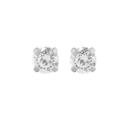 Studex Stainless Tiffany 4mm Cz- Earrings For Sensitive Ears