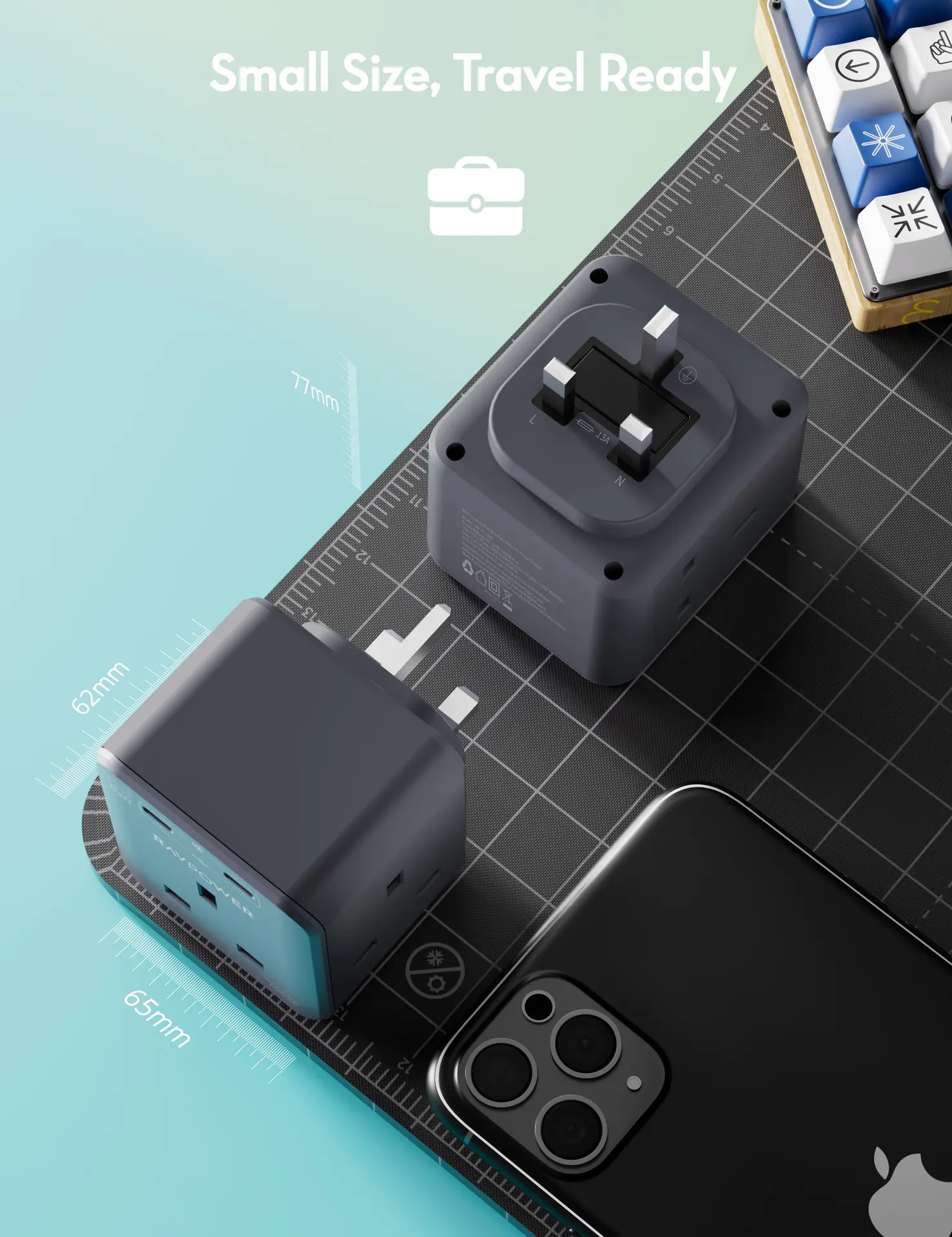 Ravpower Power Strip Pd45W With 2C 3Ac Ports - view 9