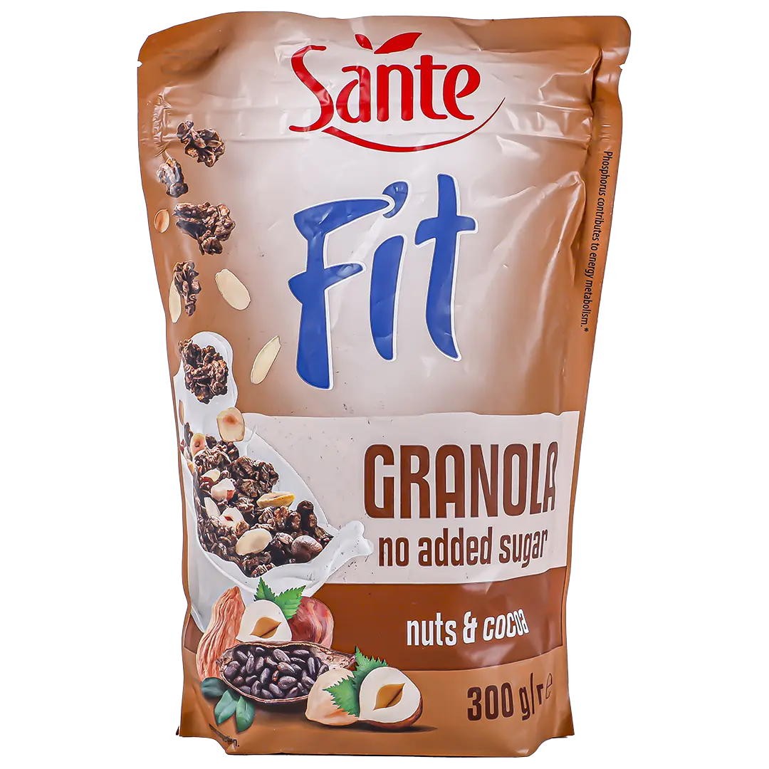 Sante Fit Granola Nuts Cocoa No Added Sugar 300 gm - view 1