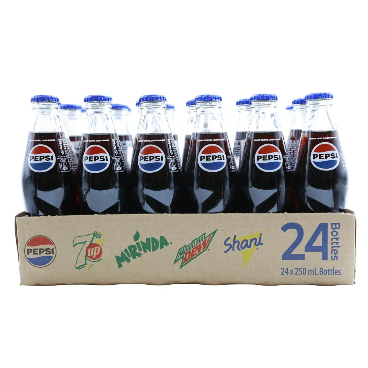 Pepsi Bottle 24 pcs 250 ml - view 1