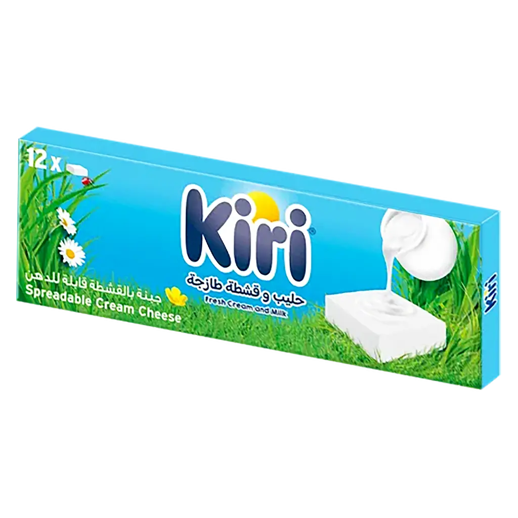 Kiri Spreadable Squares Cream Cheese 12 pcs 216 gm - view 1