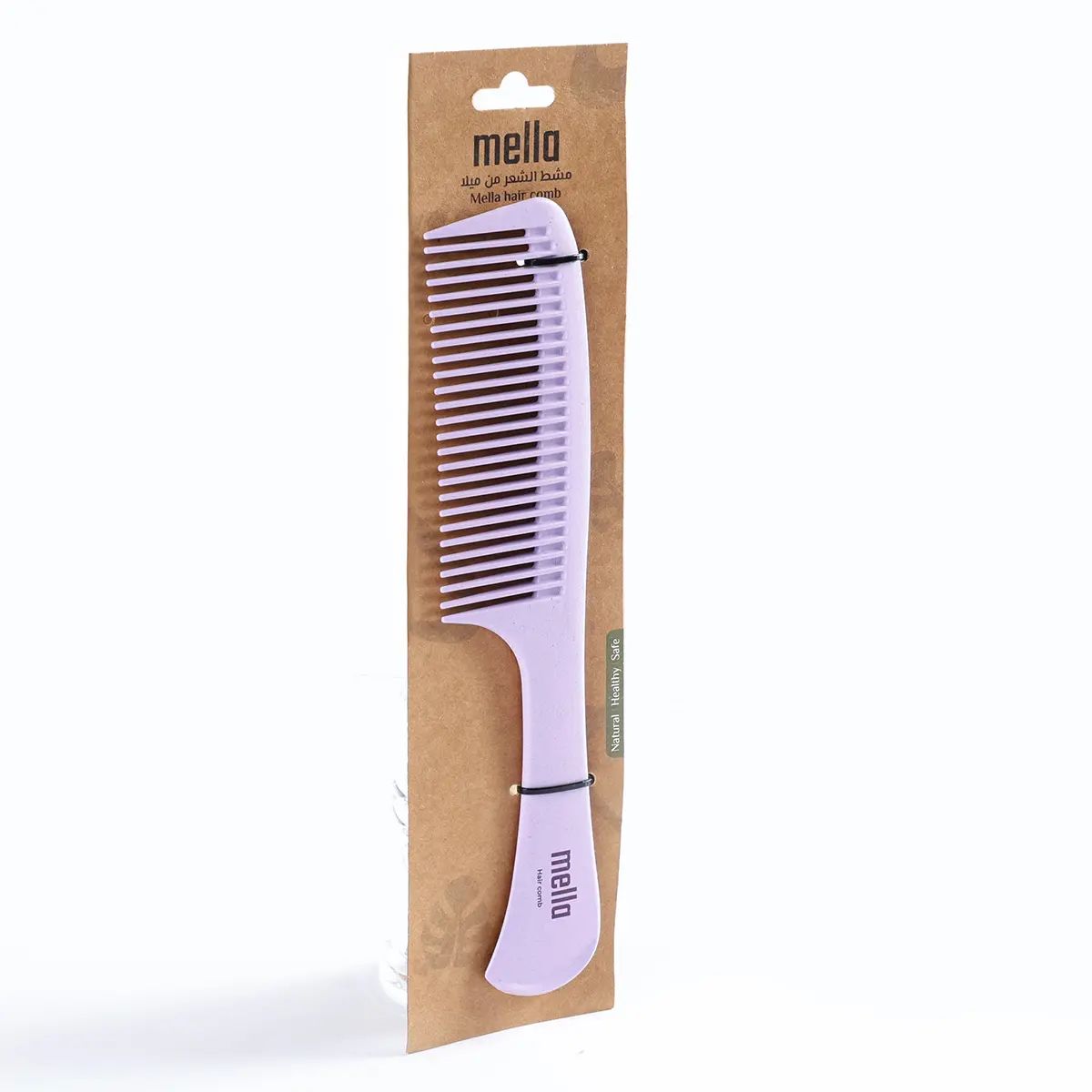 Mella Hair styling Comb Suitable For All Hair Types Light Purple - view 3