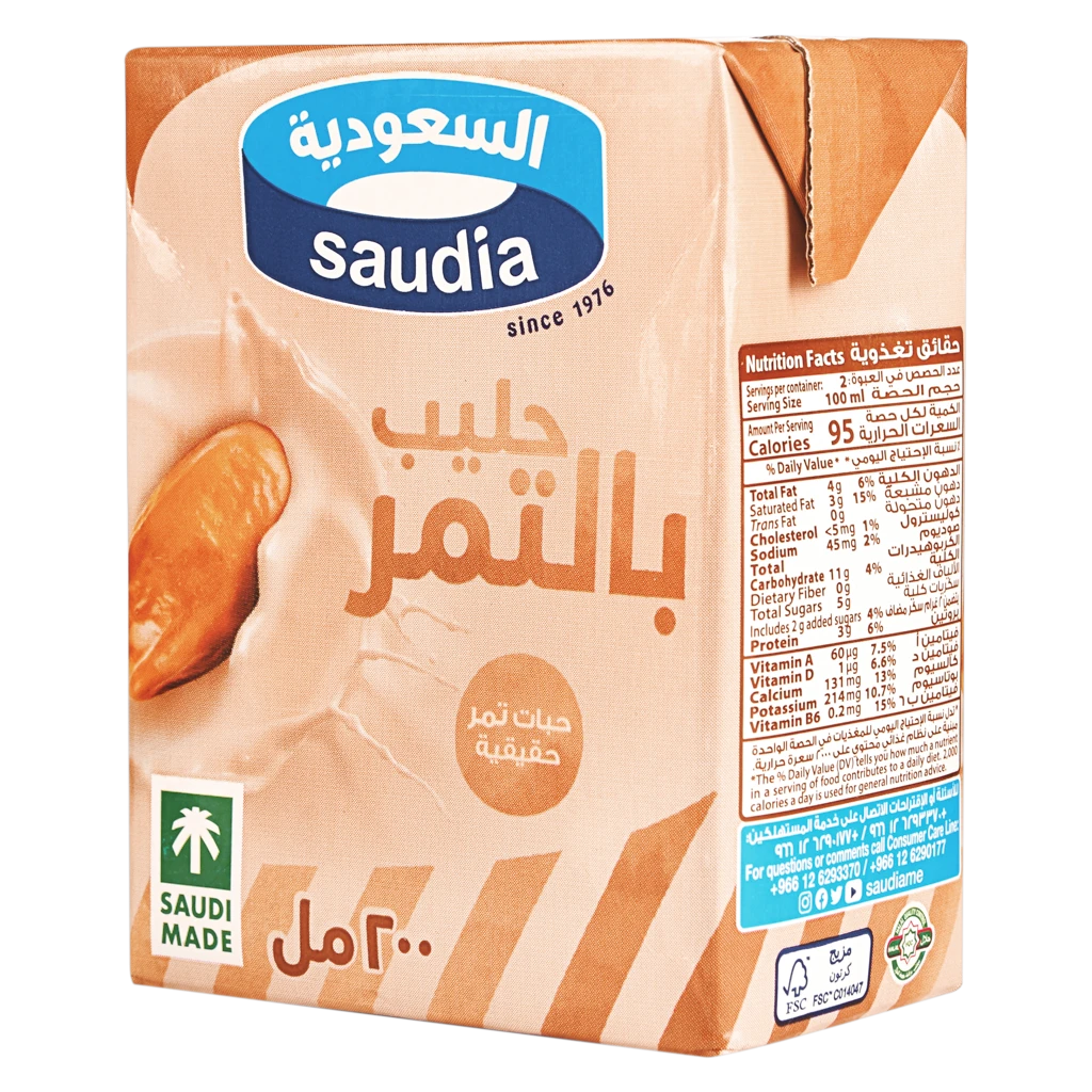 السعودية حليب بالتمر 200 مل
