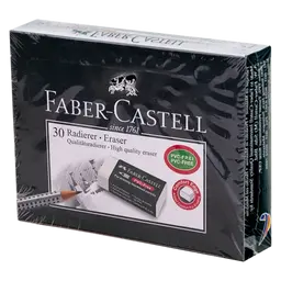 Faber Castell Erasers White 30 Pcs 