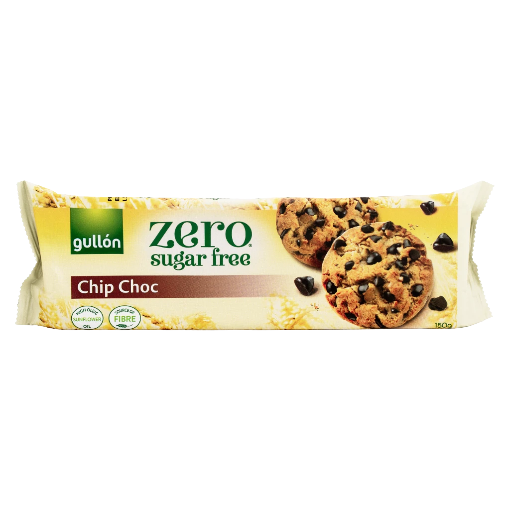 Gullon Sugar Free Chocolate Chip Cookies 150G