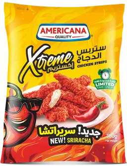امريكانا اكستريم دجاج ستربس سريراتشا 700 جم
