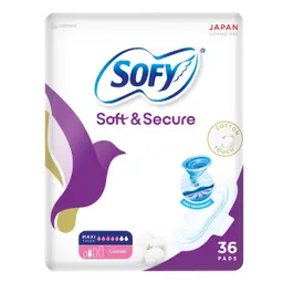 Sofy Soft & Secure Slim Large Pack Of 30 + 6 Pads Free
