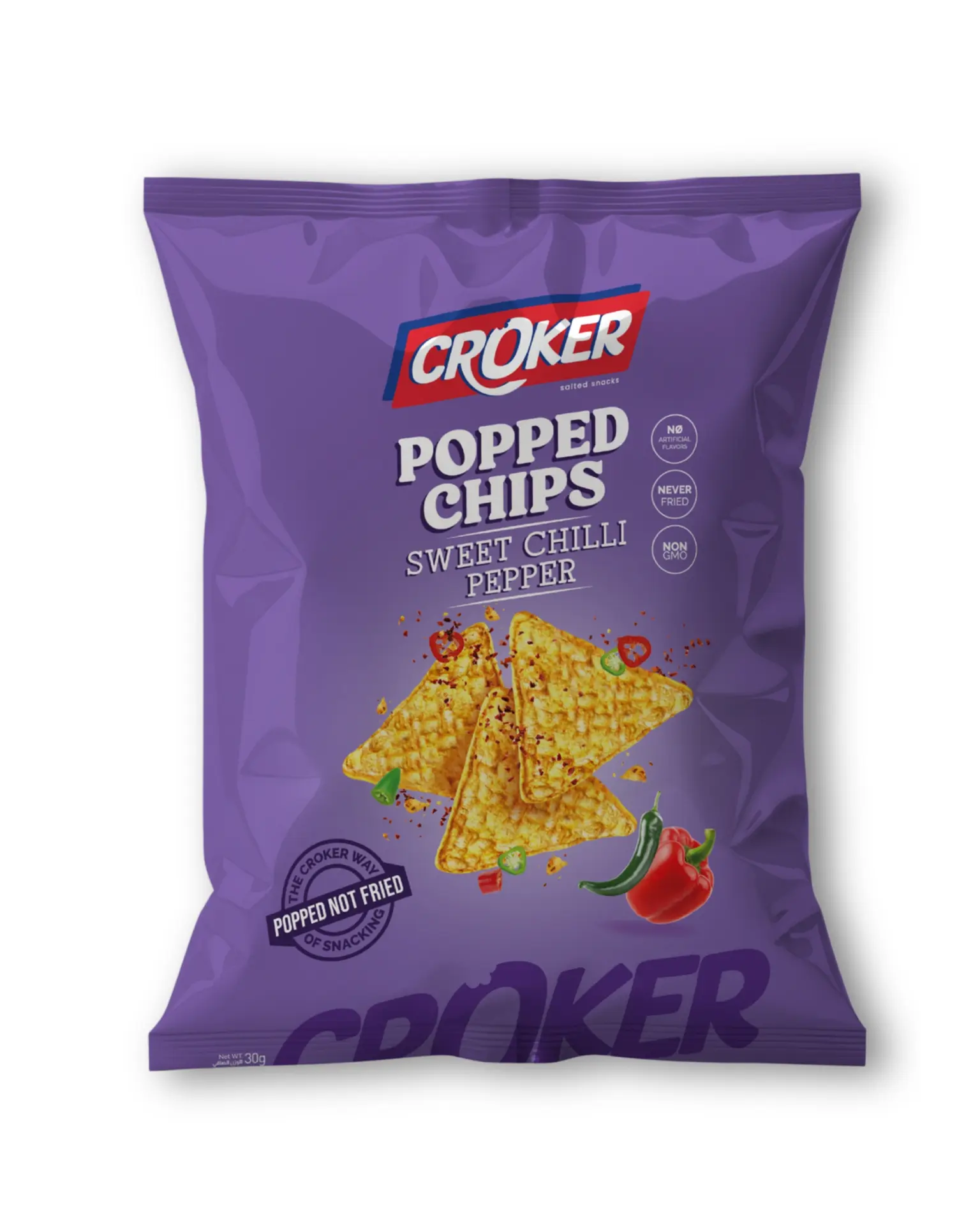 Croker Popped Chips Sweet chili pepper 30 gm - view 1