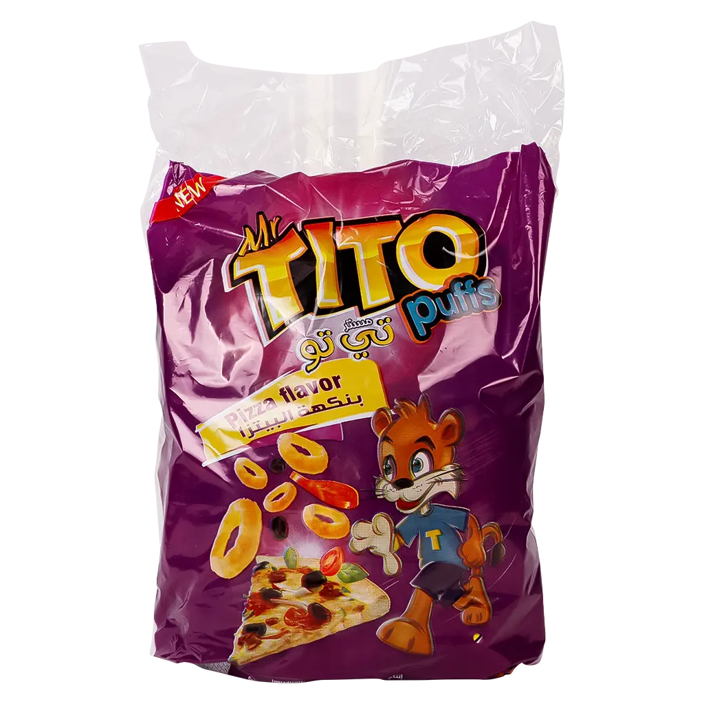 Mr.Tito Corn Puffs Pizza Flavor 20 pcs 18 gm  - view 1