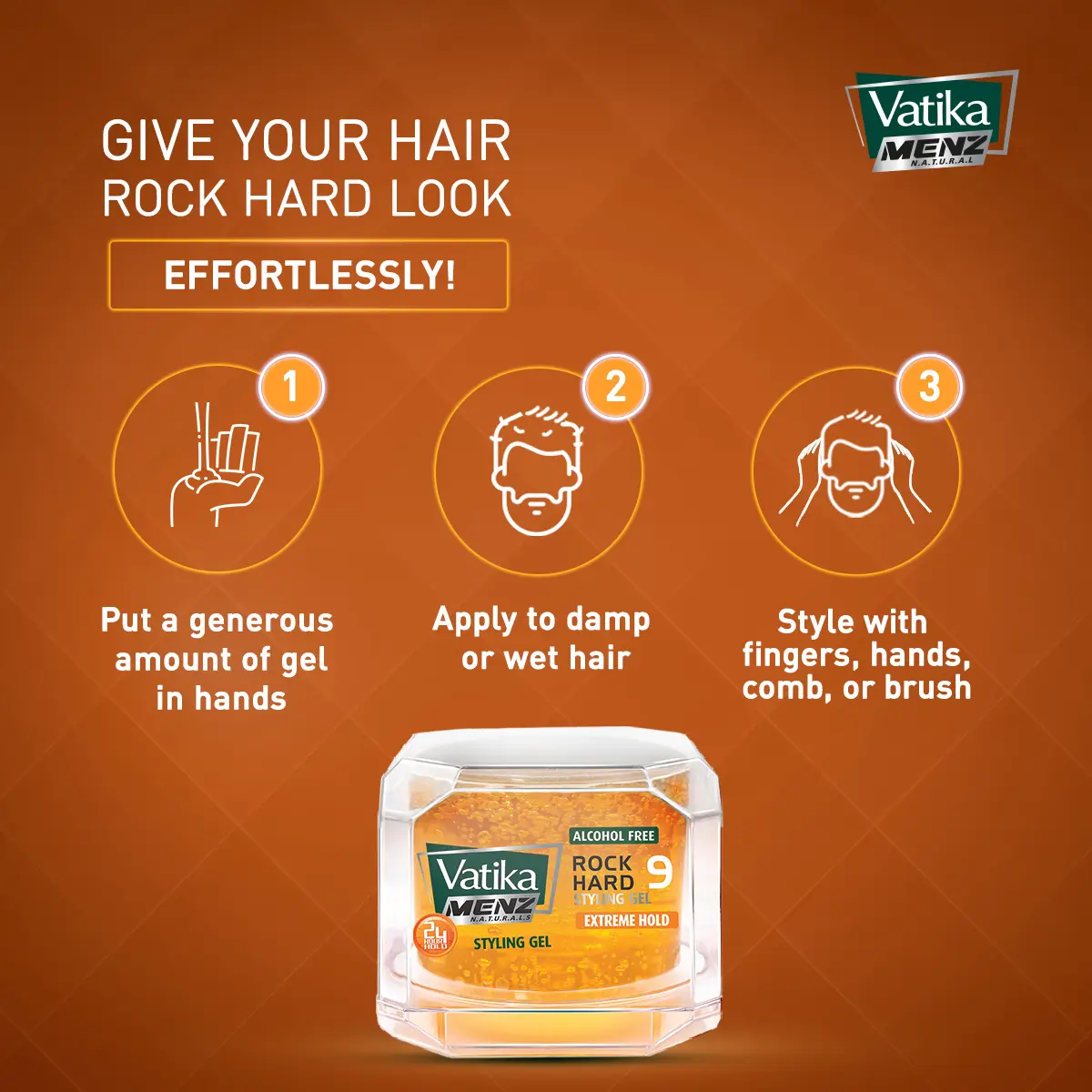 Vatika Hair Gel Extreme Hold 250 ml - view 5
