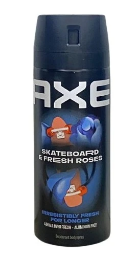 Axe Deodorant Spray SkateBoard & Fresh Roses For Men 150 Ml
