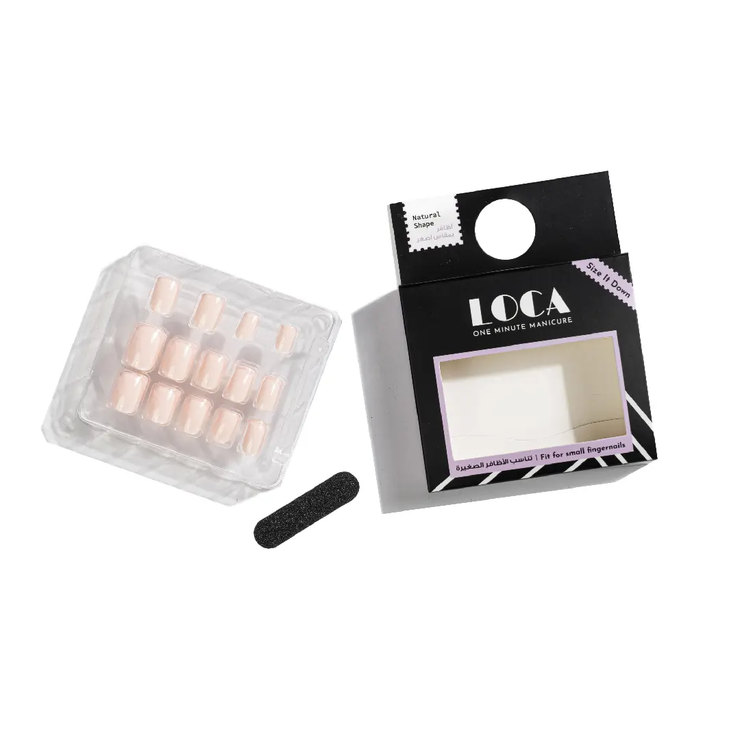 Loca Small Nails Natural Shape Marshmallow N8 - view 2