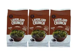Laverland Crunch Seaweed Snack Teriyaki 4.5GmX3