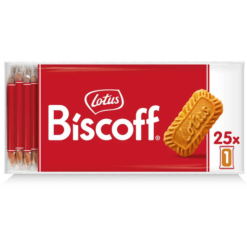 ‎Lotus Biscoff Biscuits 25 Individually Wrapped Biscuit 156 gm