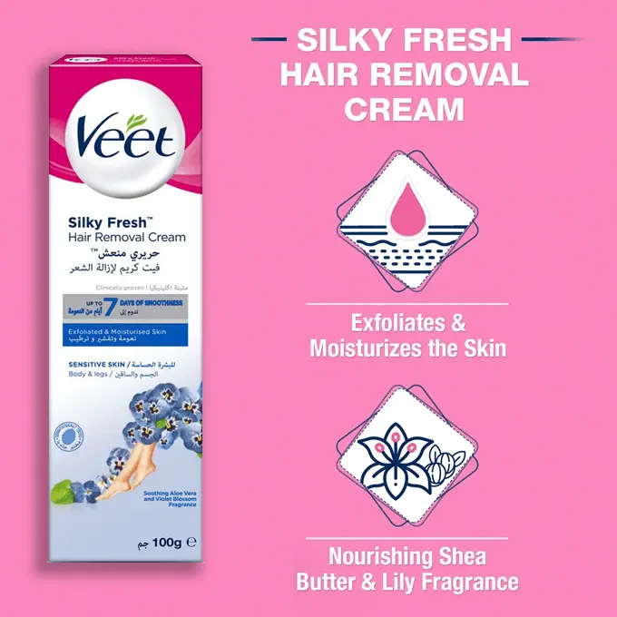 Veet Hair Removal Cream for Sensitive Skin 100 gm - view 4