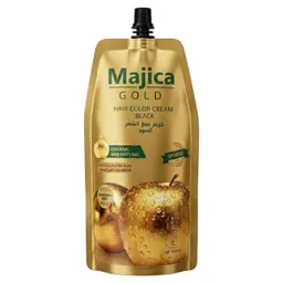 ماجيكا كريم صبغة شعر بالتفاح الذهبي لون أسود