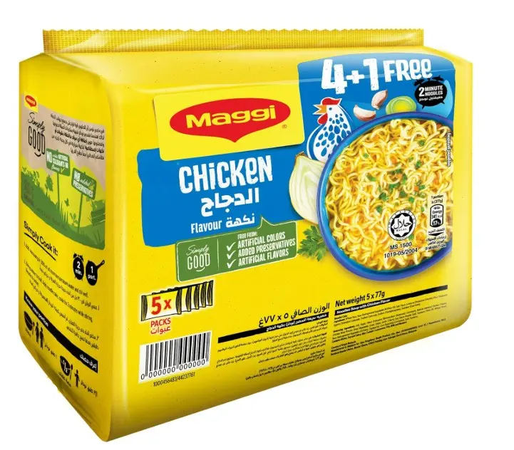 Maggi Chicken Noodles 77 Gm 4+1Free - view 1
