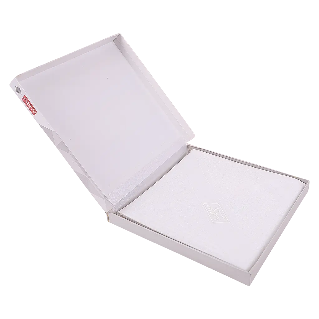 Al Bassam Shemagh White Size 55 - view 1