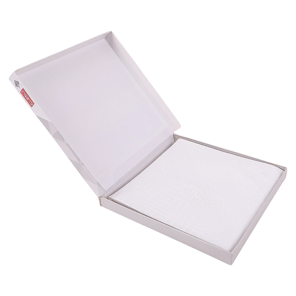 Al Bassam Shemagh White Size 55