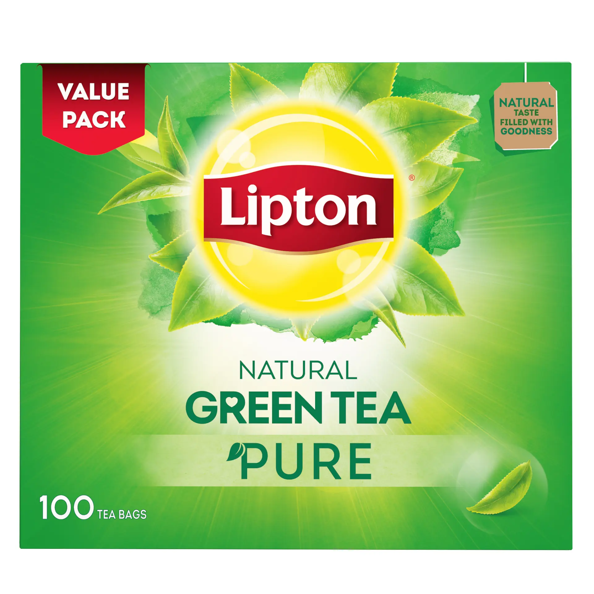 Lipton Green Tea Pure 100 Teabags - view 1