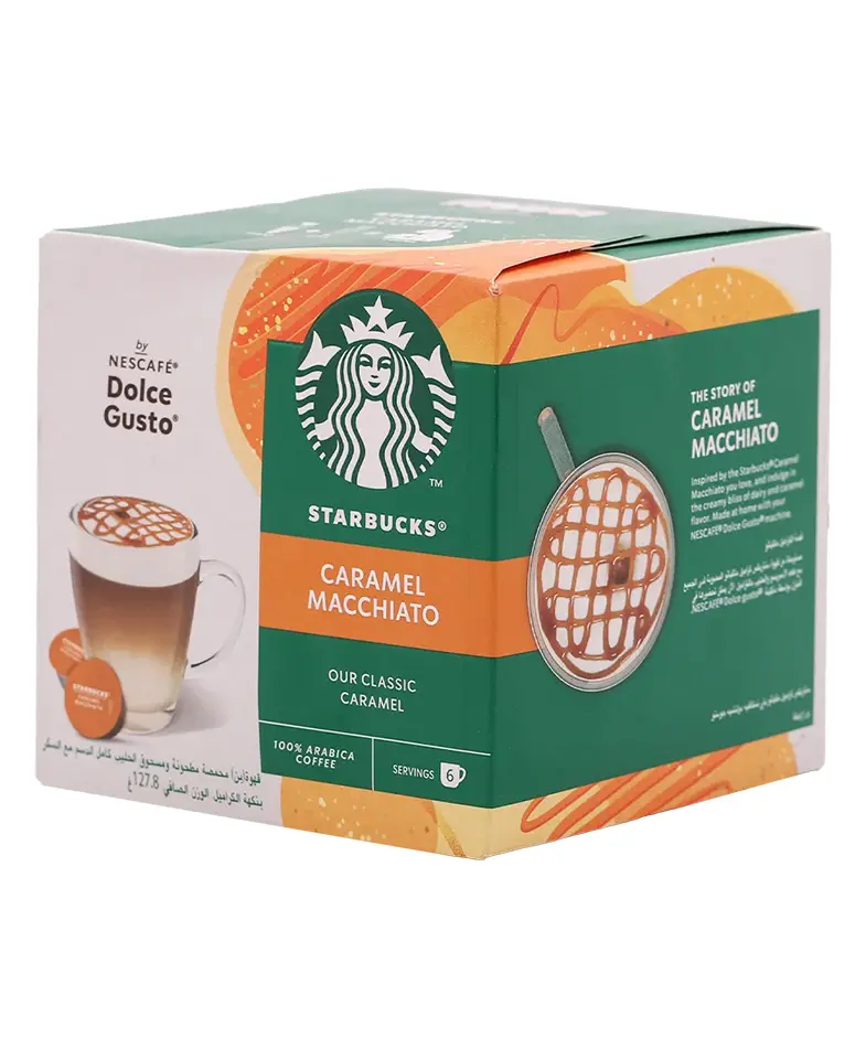 Starbucks Caramel Macchiato by Nescafe Dolce Gusto Coffee Pods12 Pcs 127.8 gm - view 1