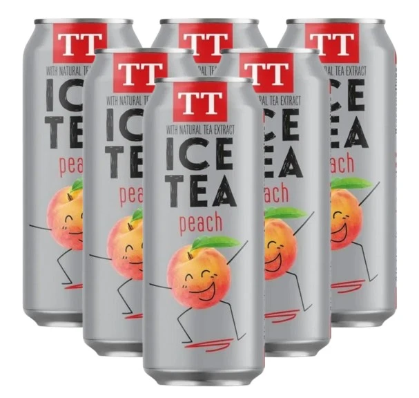 Tea Time Ice Tea Peach 330MLX6