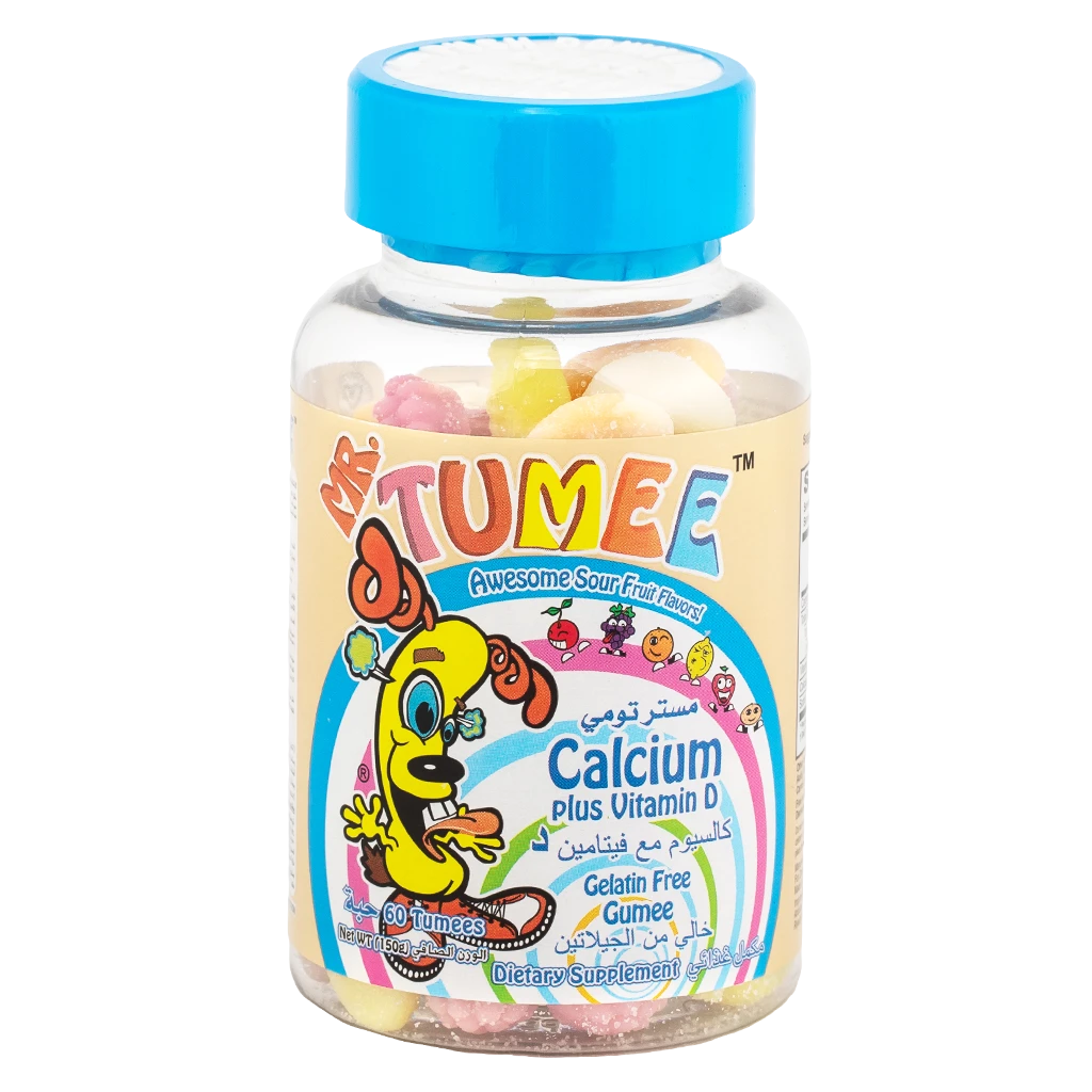 Mr.Tumee Calcium + Vit D  60 Pcs