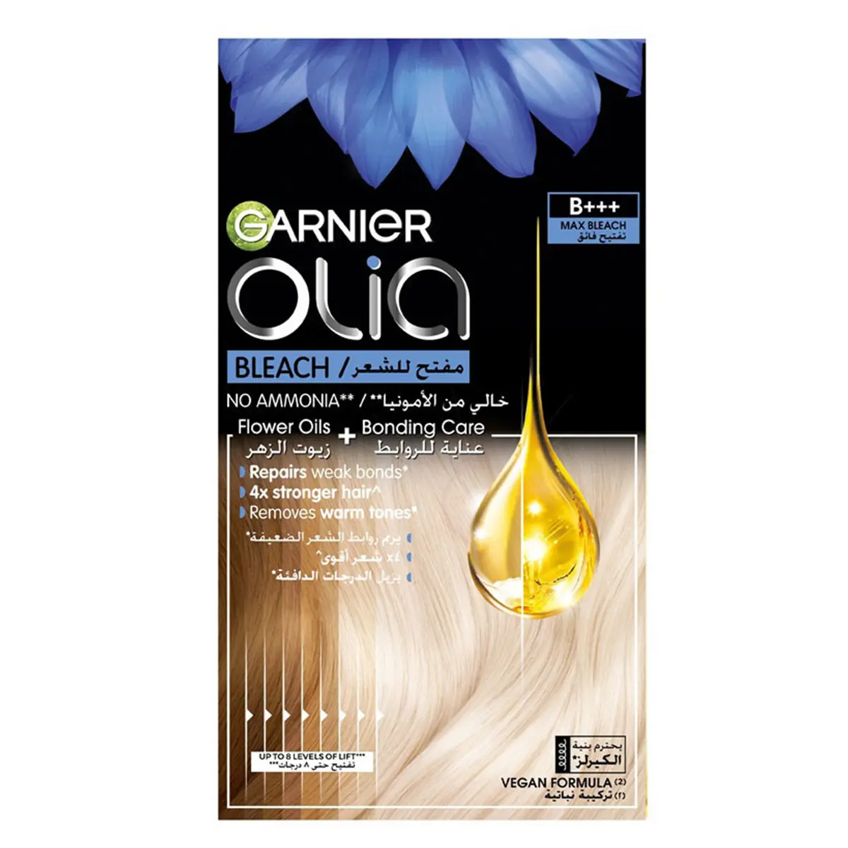 Garnier Olia Bleach B++ Max No Ammonia All in One Bleach Kit & Bonding Care 75 gm - view 1