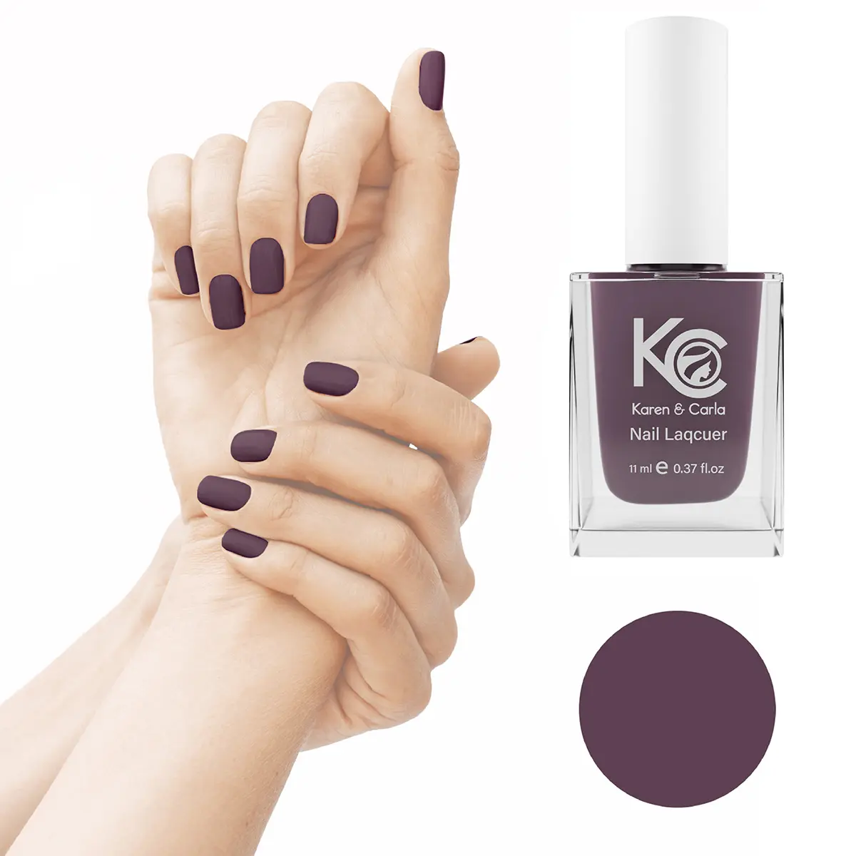 Karen And Carla Nail Lacquer Purple Charm 145 - view 5