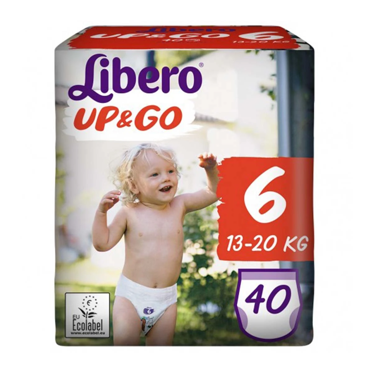 Libero Diapers Pants Up & Go Size 6 40 Pcs