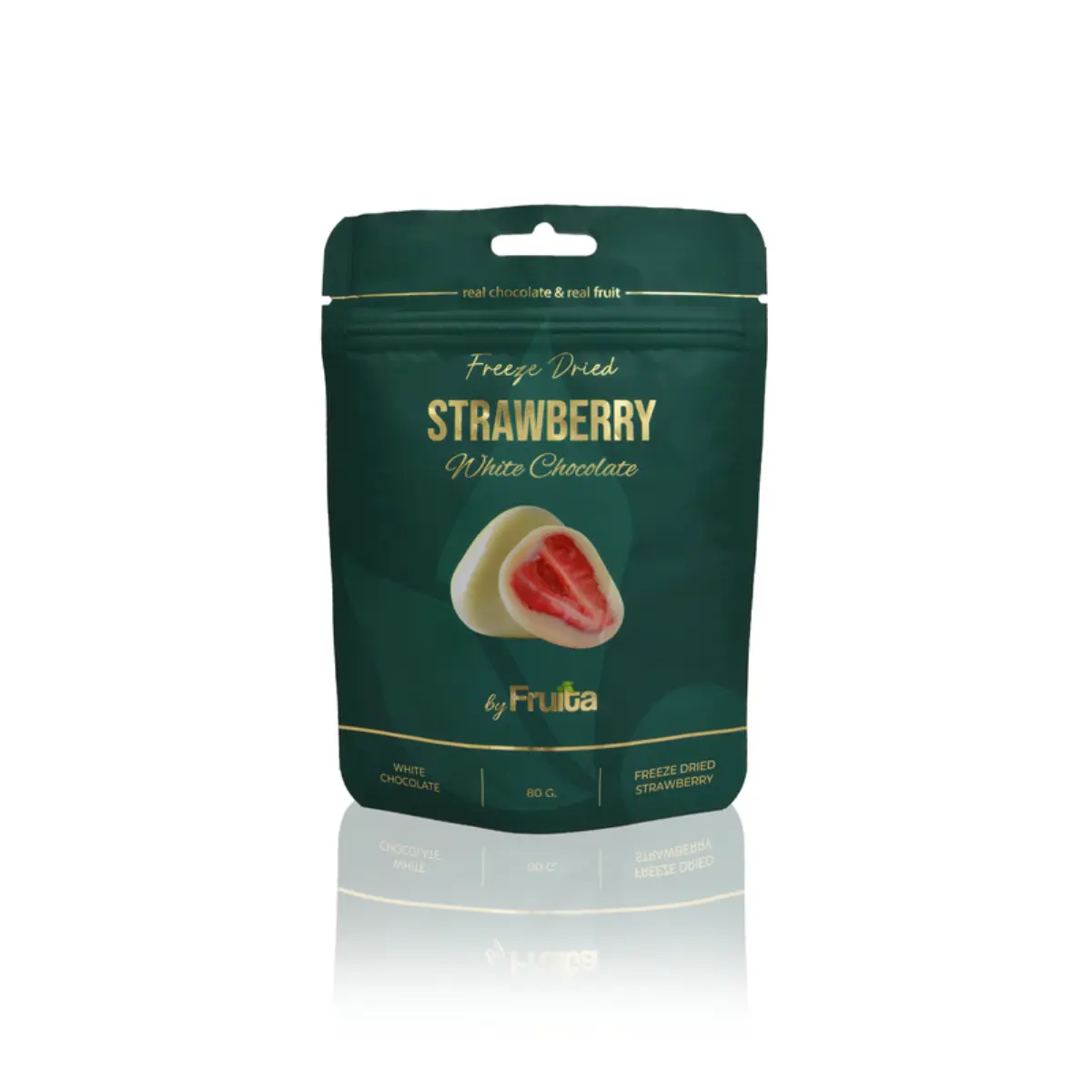 Fruita Strawberry Covered with White Chocolate 80 gm - view 1