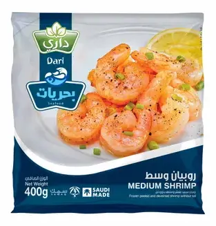 Dari Medium Frozen Shrimp 400 gm - view 1