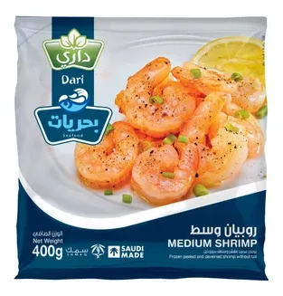 Dari Medium Frozen Shrimp 400 gm