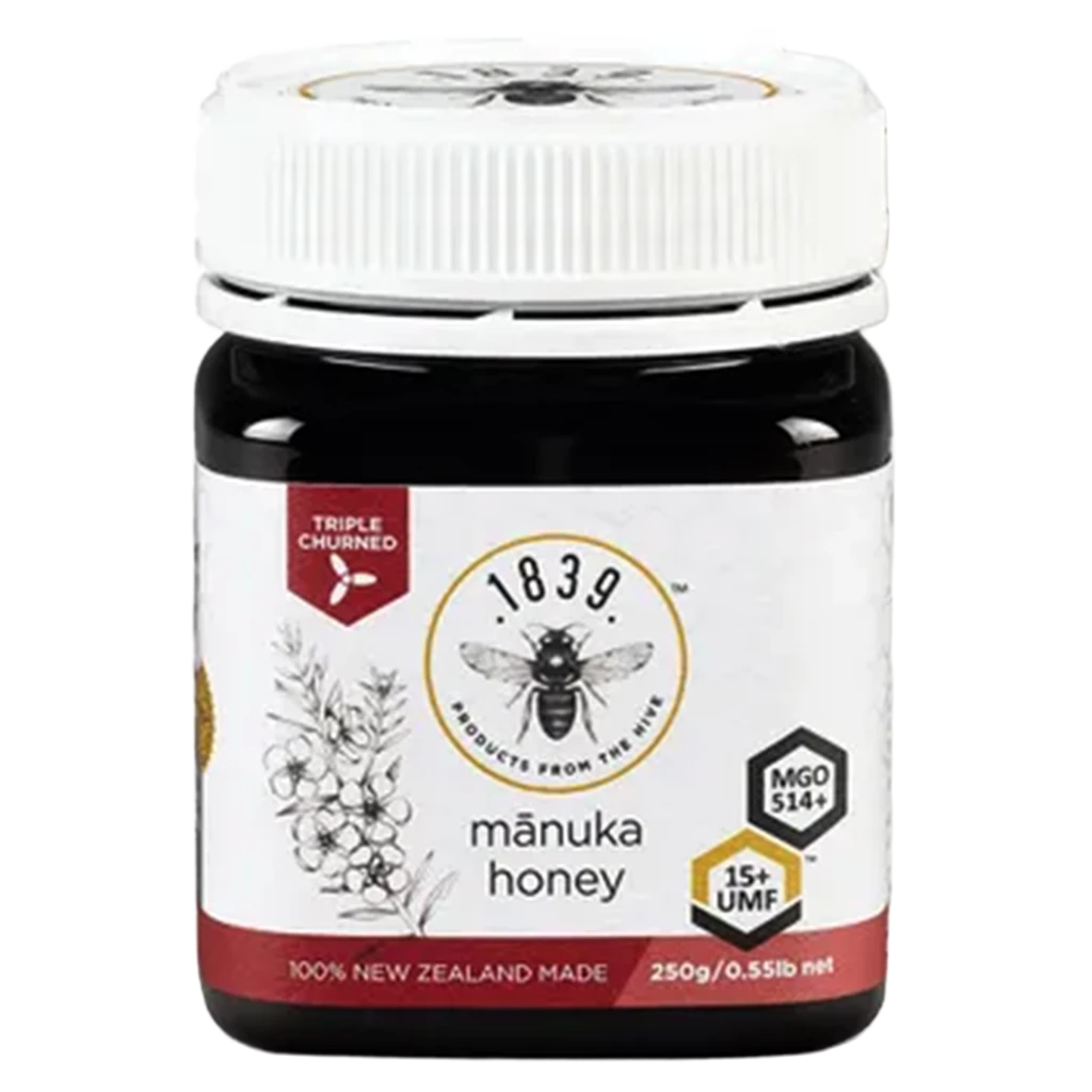 1839 Manuka Honey Premium Umf 15+ Mgo 514+ 250 gm