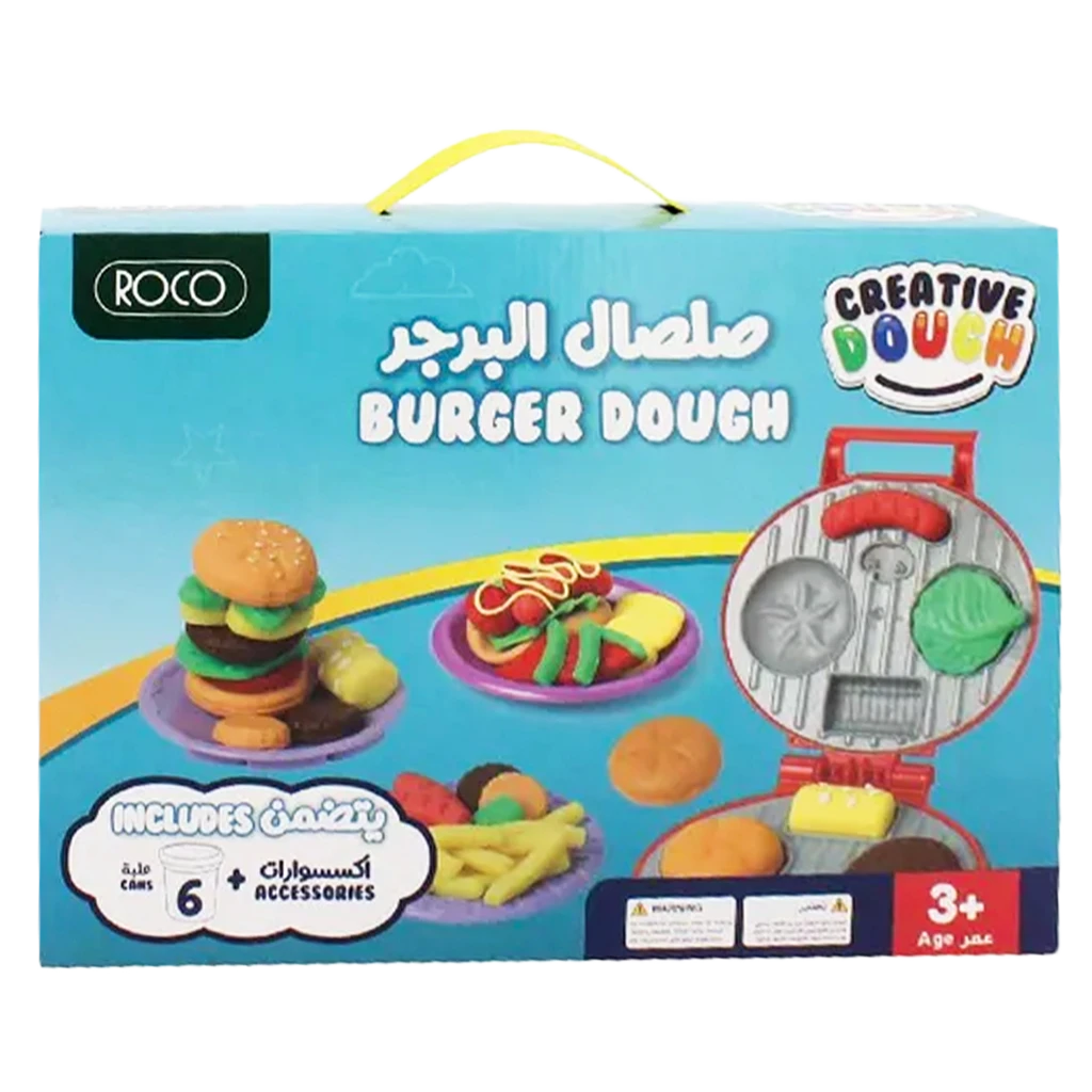 Roco Clay Dough Burger set of 6 with Accesory