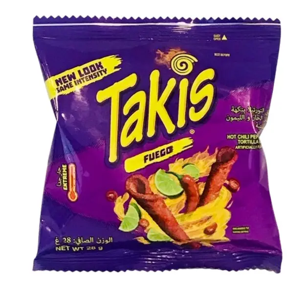 Takis Tortilla Chips Fuego Pepper & Lime 28 Gm - view 1