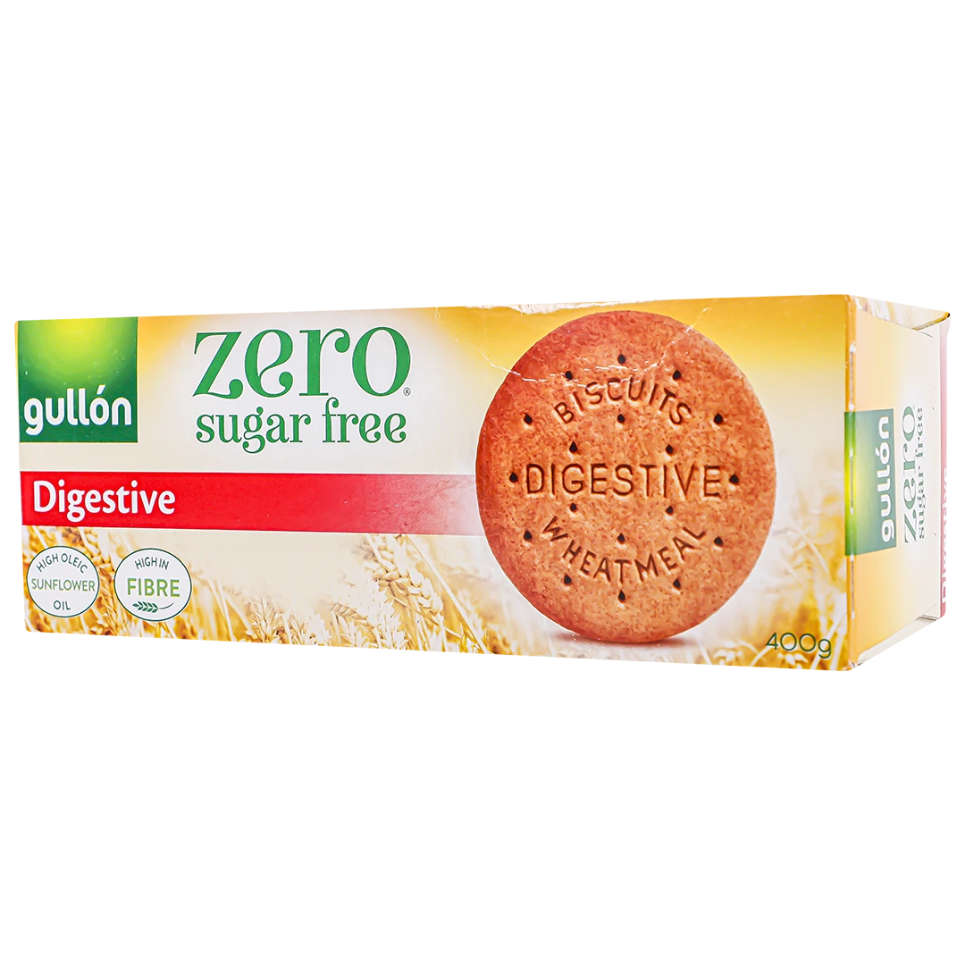 Gullon Zero Digestive Biscuits No Sugar 400 gm