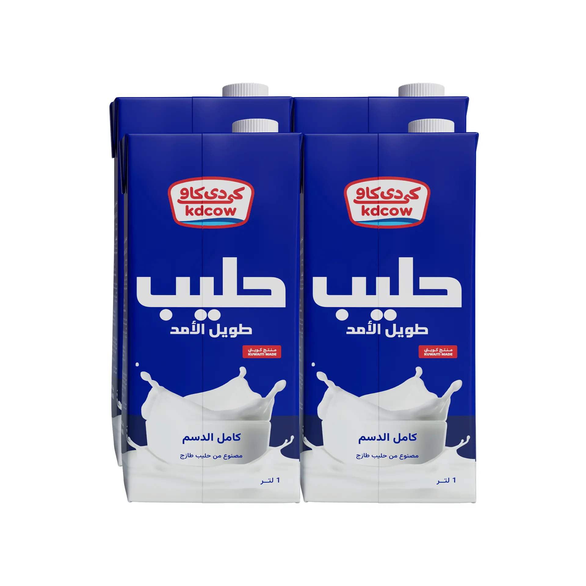 KD Cow Long Life Milk Full Cream 4 pcs 1 L - view 1
