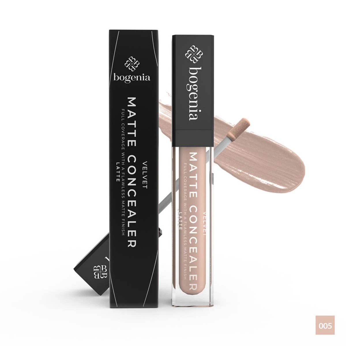 Bogenia Velvet Matte Concealer Latte 005