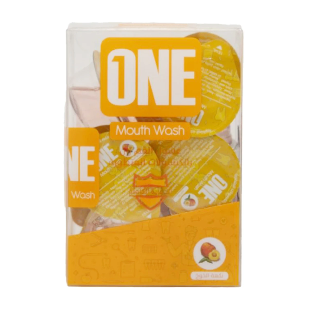 One Advanced Capsule Mouthwash Peach Flavour 20 pcs 15 ml