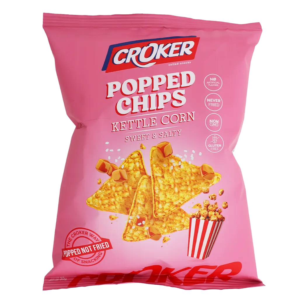 Croker Popped Chips Kettle Corn 30 gm - view 2