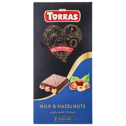 Torras Zero Milk and Hzlnut Chocolate No Sugar Added 150 gm