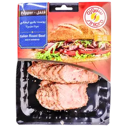 Siniora Premium Italian Roast Beef Slices Pepper 200 gm