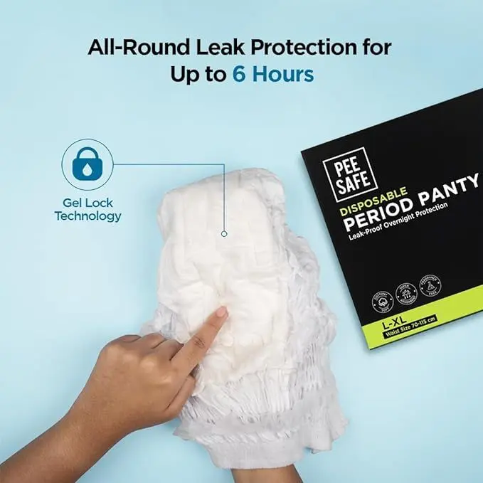 PeeSafe Disposable Period Panties L-XL size 4 Panties  - view 4